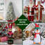 Fraser Hill Farm 10-Ft. Flocked Mountain Pine Christmas Tree With Smart String Lighting, FFMP010-3SN-693732025