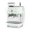 Retro style semi-automatic espresso coffee machine with grinder for the 50s from SMEG