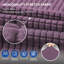Housse extensible pour causeuse extensible, housses de canapé pour 2 canapés (55 po à 79 po) Canapé protecteur de meuble avec fond élastique pour enfant, chien. Jacquard à petits carreaux-1275013098-1231340859