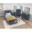 Commode Sely, 55 po, 6 tiroirs, bois, poignées anneaux en nickel-114018814