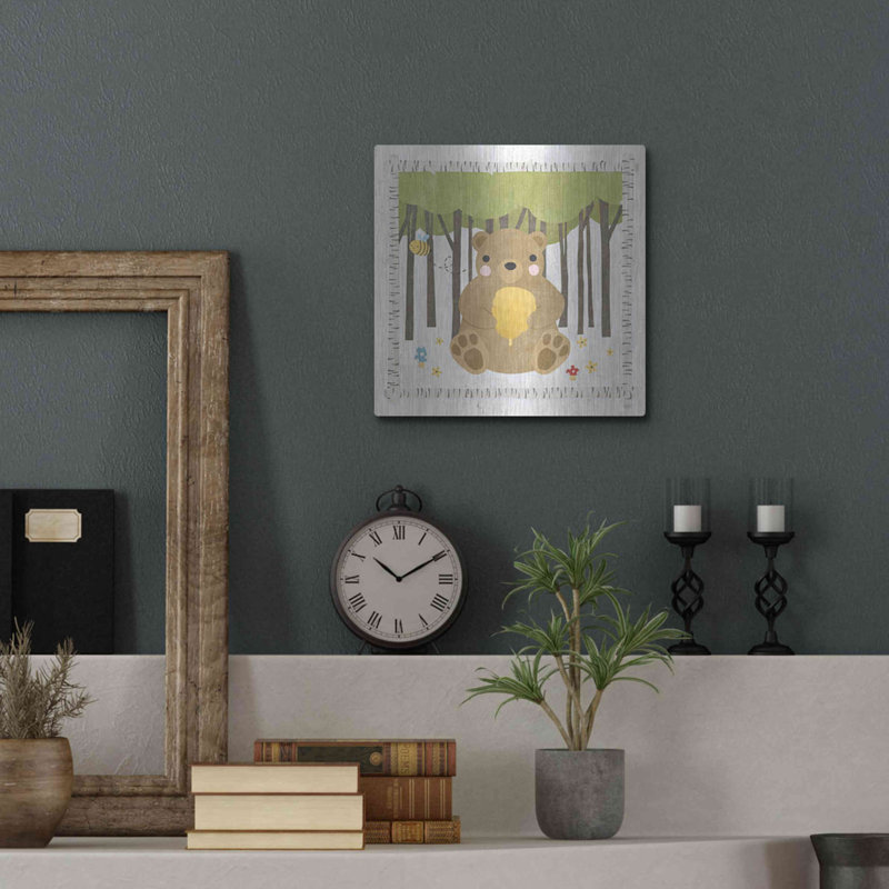 «Wood Land Hideaway Bear» par Moira Hershey, H 12 po x l 12 po