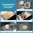 33" L Single Bowl Stainless Steel Kitchen Sink Overmount Handmade Sink with Cutting Board, Colander, Grid