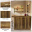 L-Shaped Home Bar Cabinet, 4-Tier Corner Liquor Bar Table-278883374