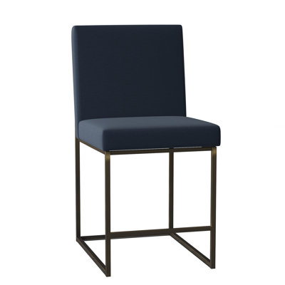 Ian Upholstered Stool with Metal Frame