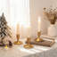 Ensemble de porte-chandelles rétro, 6 chandeliers effilés pour décoration intérieure, mariage, Noël, Halloween et centre de cheminée-1491454870