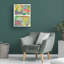 Art mural sur toile tendue - "Happyland" de Suzanne Allard pour décoration de salon, de chambre à coucher ou de bureau - 24 x 32