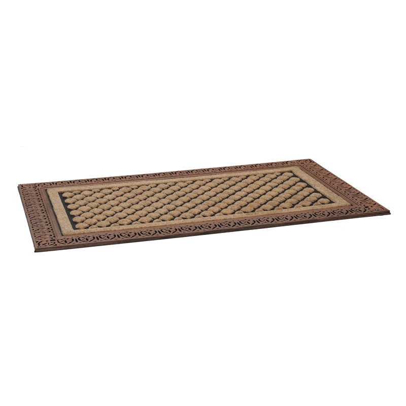 Tapis d'intérieur antidérapant Bali Princess, L 18 po x L 30 po, Bronze