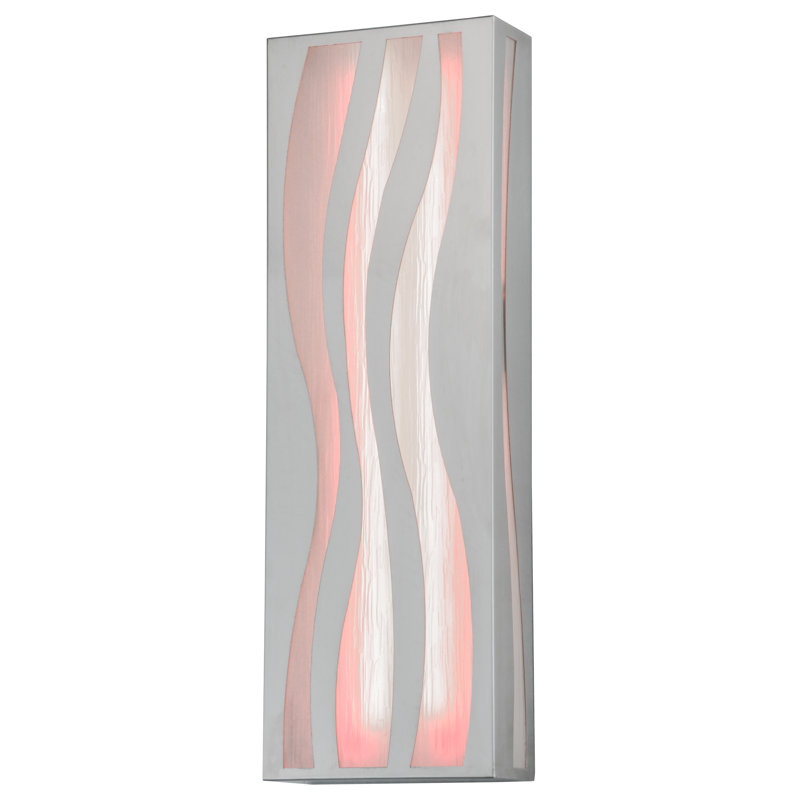 2 - Light LED Flush Mounted Sconce