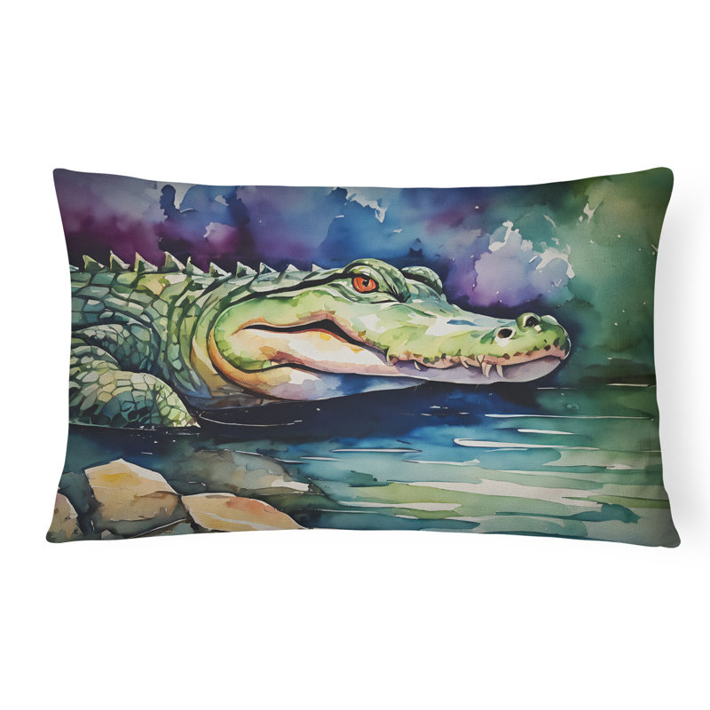 Alligator Throw Pillow