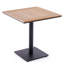 Table carrée en plastique pour l'extérieur