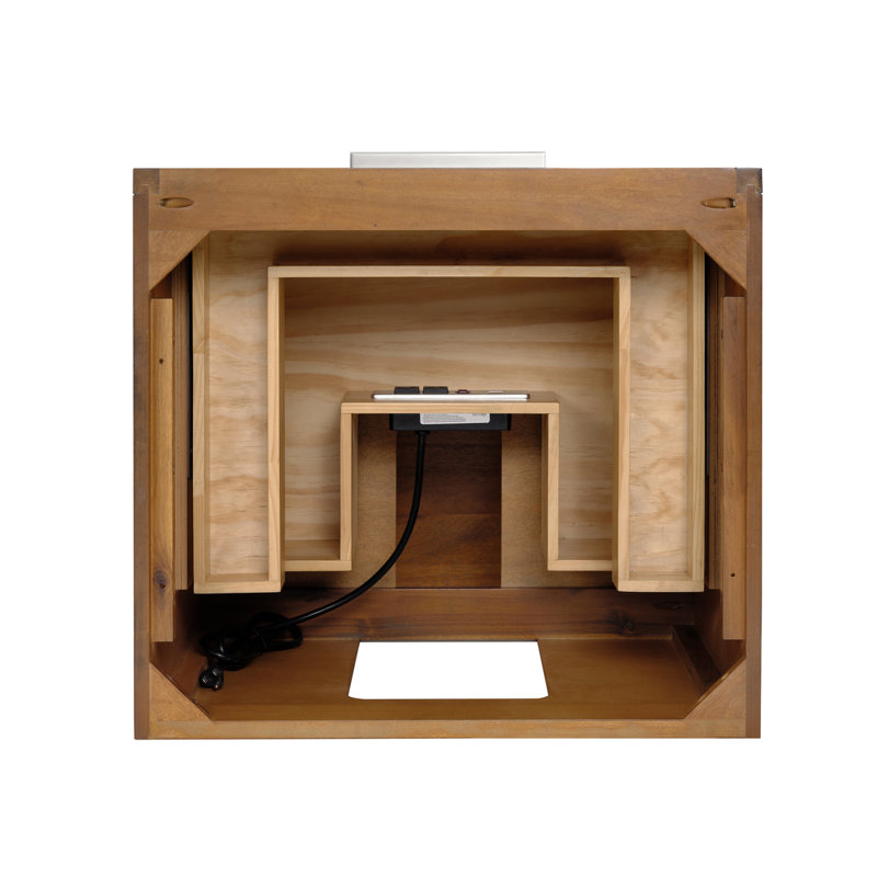 Diamond 24 in. Single Vanity, Carrara Marble, Walnut, Brushed Nickel