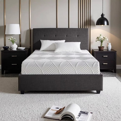 6-inch Full Size Bed Mattress Gel-Infused Memory Foam Mattress, Firm Support, White, Mattress in a Box for Bedroom, CertiPUR-US Certified