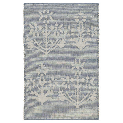 Heidi Botanical Flatweave Jute Rug