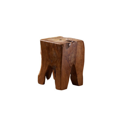 Unika Solid Wood Accent Stool