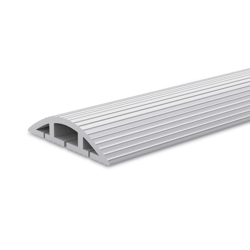 Couvre-câble de plancher - Ensemble de gestion des câbles pour une utilisation intérieure ou extérieure - Chemin de câbles à 3 canaux