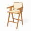 Tabouret de bar avec siège canne-740865149