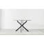 Eubanks Luxury Metal and Concrete Effect Round Dining Table - Modern Statement Design-87145637-87145638