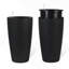 Hauts pots à fleurs en faux pots d'intérieur avec moniteur de niveau d'eau et arrosage automatique-1429523311-1429523309