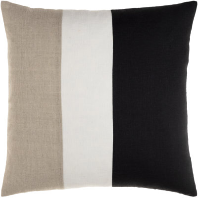Hegg Striped Linen Throw Pillow