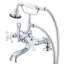 Robinet de baignoire à pattes avec douche à main Stonington-19139524-19139527