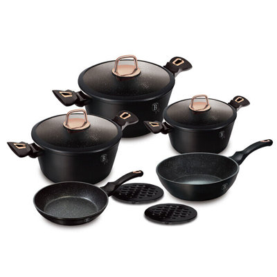 10 - Piece Non-Stick Aluminum Cookware Set