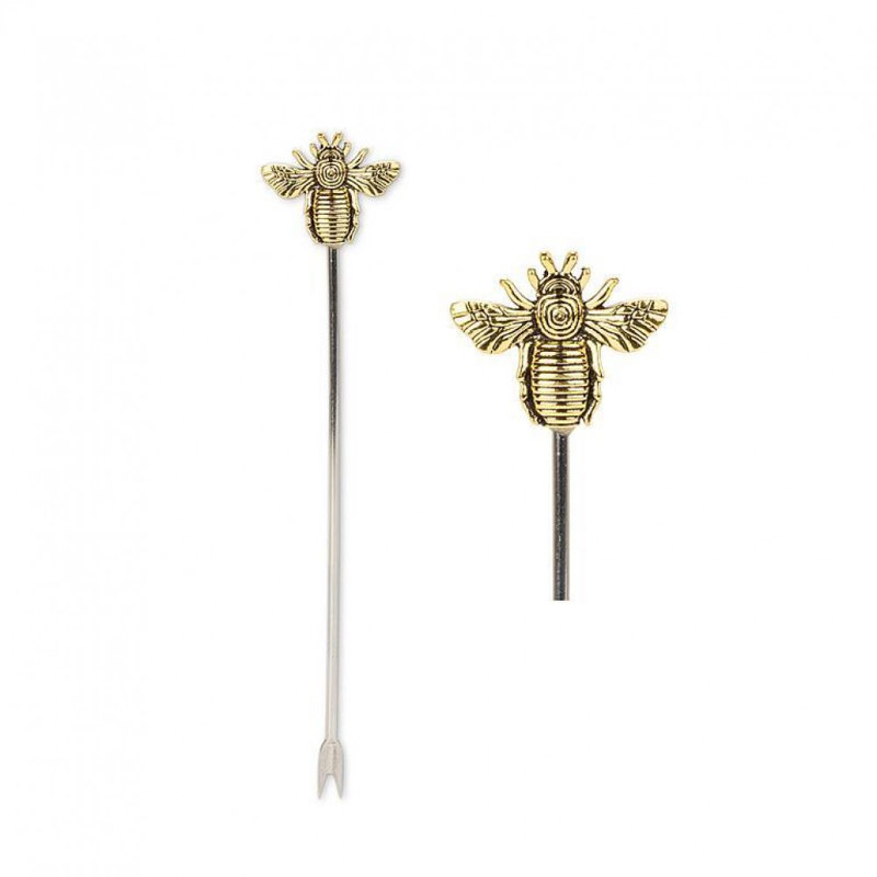 Set Of 4 Bee Cocktail Pick