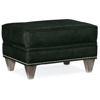 Reddish Upholstered Ottoman