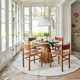 Britley Handmade Tufted Wool Light Blue/Natural Area Rug