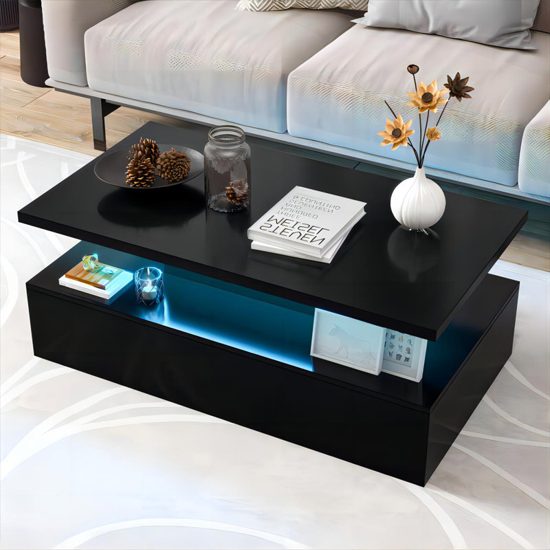 Table basse Geanino, Noir