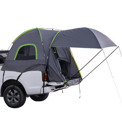 Truck Tent 8.0-8.2Ft Waterproof PU2000 Truck Bed Camping Tent 2-3 Person