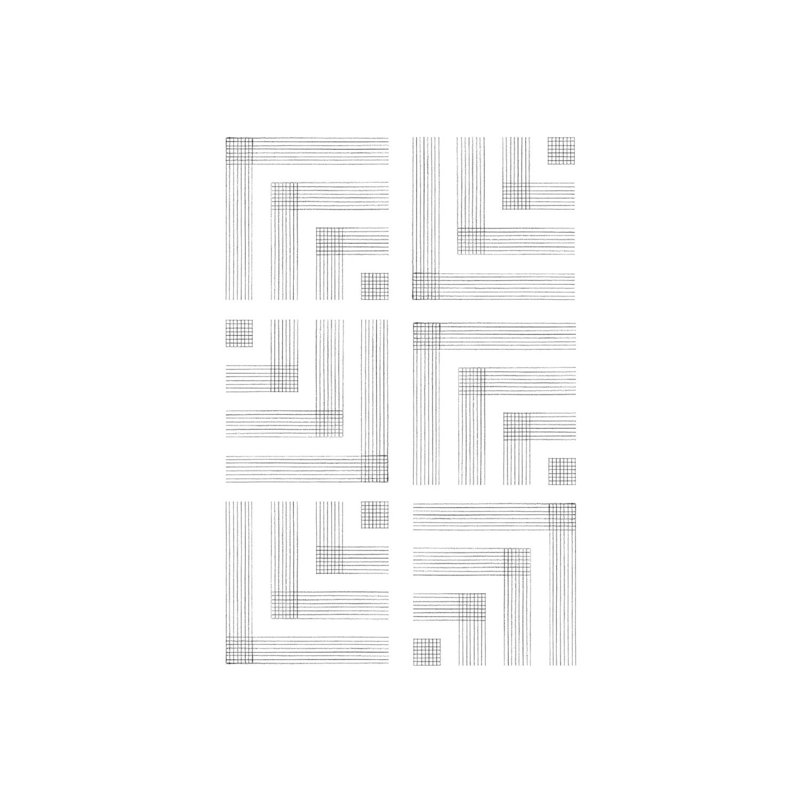 Geometric Lines by Whales Way - Print on Canvas, 101.6cm H x 66.04cm W x 3.81cm D, Wrapped Canvas