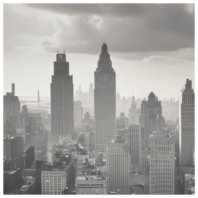 Couvertures New York City Skyline, 60 po L x 80 po H