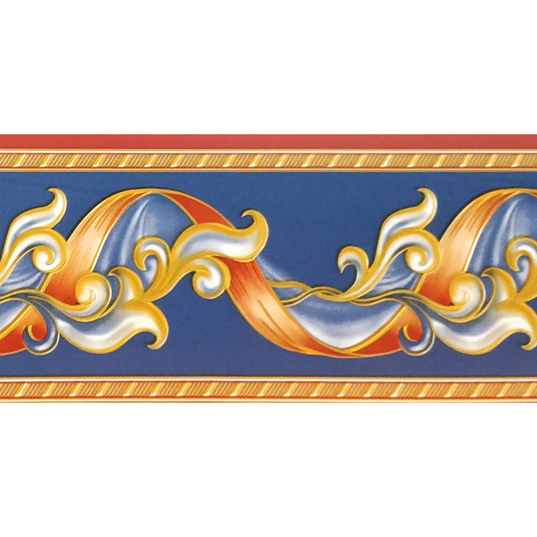 Melaney Peel and Stick Retro Design 33' L x 4" W Wallpaper Border Winston Porter 