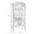 Brown Solid Wood+Glass Display Cases