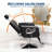 Hydraulic Barber Chair with 360° Swivel & Recline, Heavy Duty Salon Styling Chair for Hairdressing, Beauty Spa, Max Load 330 Lbs