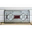 Panneau de vitrail biseauté transparent Tiffany Style