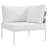 Harmony 8-piece Outdoor Patio Aluminum Sectional Sofa Set-1950339876