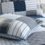 Ensemble de courtepointe en patchwork 3 pièces 100 % coton, couvre-lit brodé avec de véritables points de couture, réversible, léger et respirant pour toutes les saisons, doux et matelassé, avec 2 taies d'oreiller, taille Queen-134839807-134839810