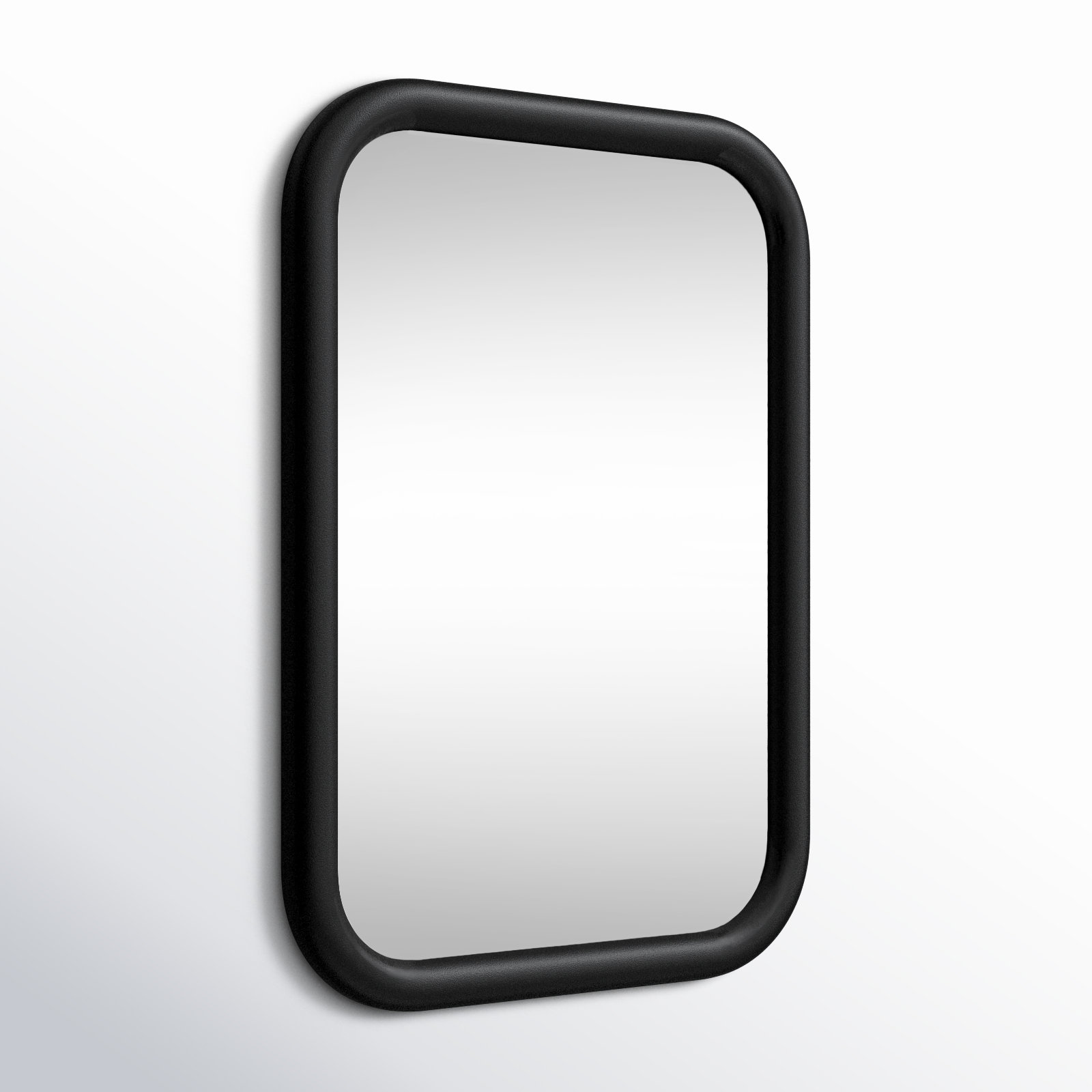 Hampson Rectangle Mirror, 40" x 28", Black
