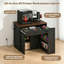 Support d'imprimante 3D en bois avec prises intégrées et rangement pour filament, table d'imprimante 3D robuste avec tablette et tiroir réglables, classeur-201392968