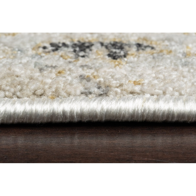 Annalise 7604-180 crème / beige, Tapis de couloir 2 pi 2 po x 7 pi 7 po