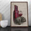 « saucisse dog wine », reproduction d’impression encadrée-21669174