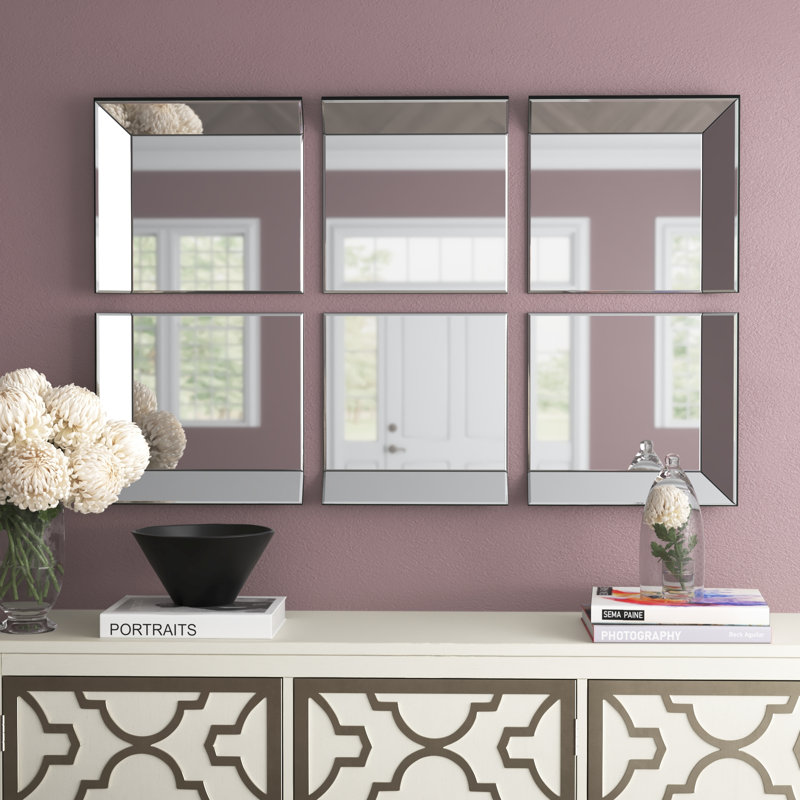 Theilson Glass Flat Wall Mirror