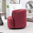 Tybias Upholstered Swivel Barrel Chair-2071017753