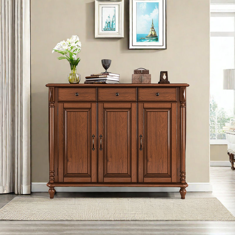 Armoire de rangement pour chaussures en bois massif 17 paires