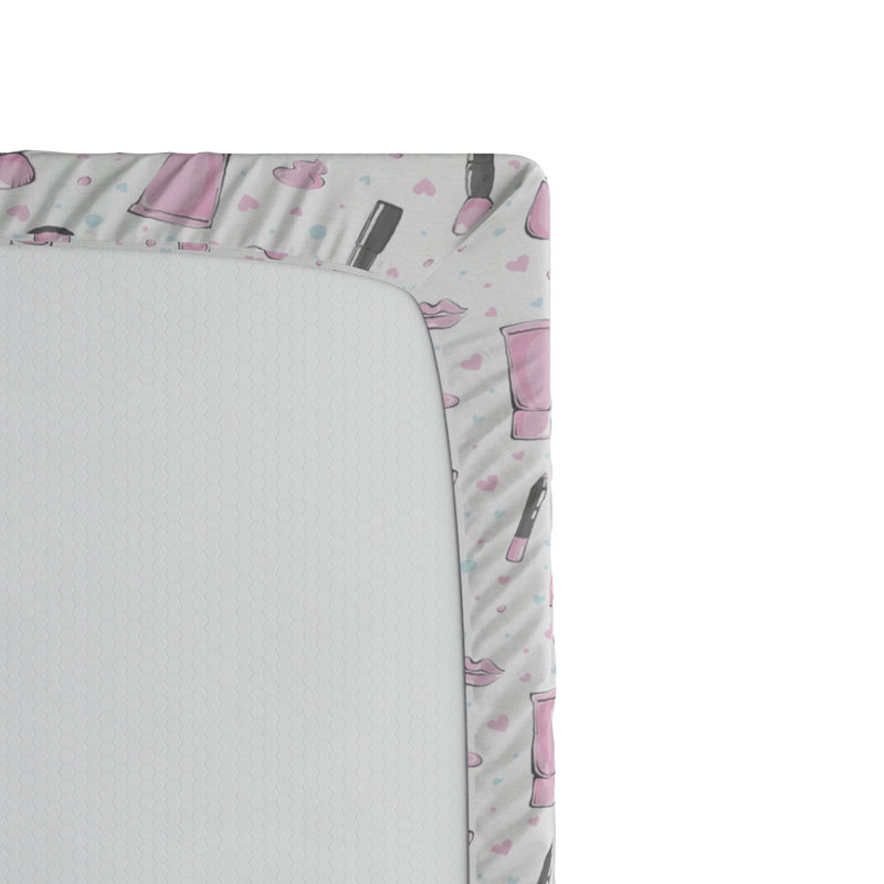Microfiber Floral Fitted Sheet, Twin XL Fitted Sheet