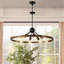 Lustre rustique industriel 32 "