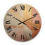 Horloge murale en bois massif Powersville-1026096225