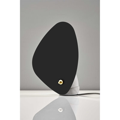 Lampe de table grise 12,75 po Montour