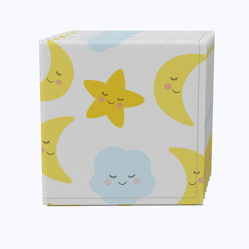 100% Cotton No Pattern Rectangle Napkin